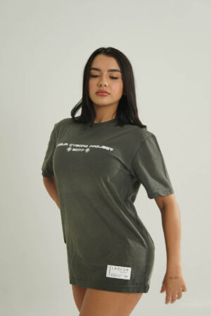 Camiseta Glow gris vintage wmns 5