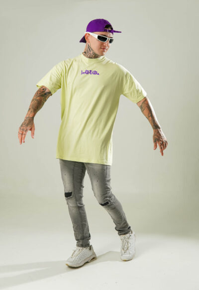 Camiseta Palette verde jean smoke2