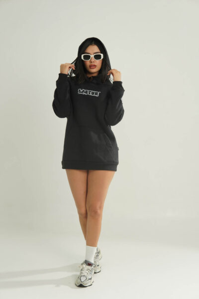 Hoodie Mint negro wmns 1